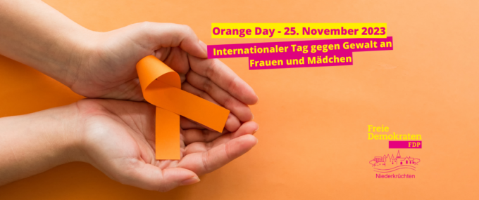 FDP Niederkrüchten setzt Zeichen gegen Gewalt: Orange Day 2023