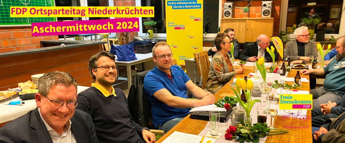 FDP Niederkrüchten Ortsparteitag 2024